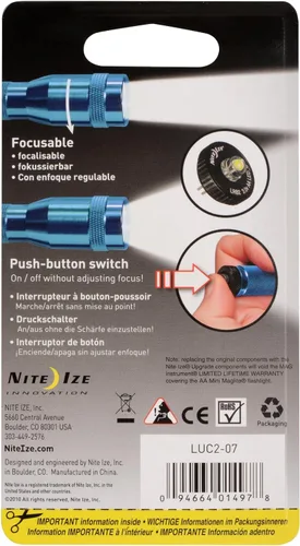 Miniatura 6 de Nite Ize Combo de actualización LED II compatible con AA Mini Maglite - Práctico kit de linterna con LED e interruptor de tapa trasera, potente
