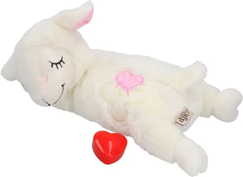 AB Tools Little Buddy Heart Beat Sheep Cachorro Separación Ansiedad Juguete Consolador