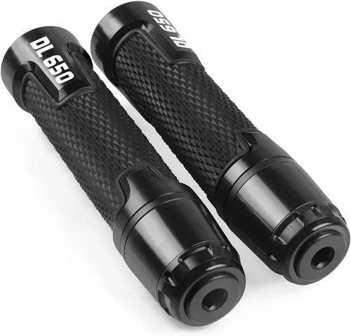 Motorcycle for Suzuki V-Strom DL650 DL1000 Vstorm DL 650 DL650 Motorcycle Handle Grips Motorbike Handlebar Grips Ends Cap Plug (Color : Black)