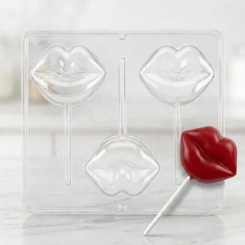 Miniatura 2 de Molde de caramelo de chocolate Lollipop para labios 3304