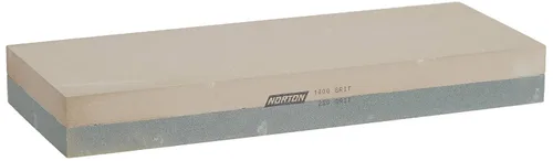 Norton 24335 Piedra de afilar al agua con combinación de estilo japonés Gravilla 220/1000, 8 pulgadas por 3 pulgadas por 1 pulgada