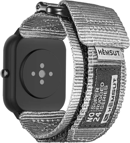 Miniatura 10 de Correas de reloj compatibles con Amazfit, correa deportiva de nailon resistente con diseño de bucle tejido para Amazfit GTS 4/4 Mini/3/2/2e/2 mini