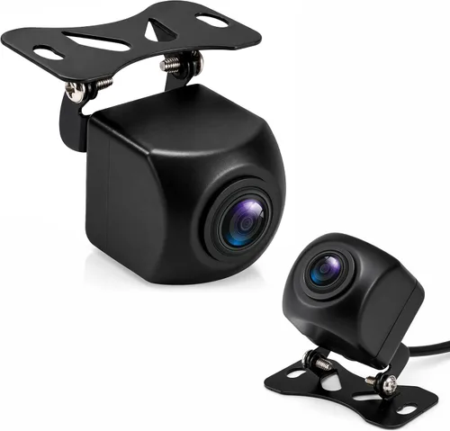 Miniatura 9 de Pyle - Cámara universal delantera y trasera para salpicadero, 580 x 540 píxeles, compacta mini cámara de respaldo para automóvil con visión