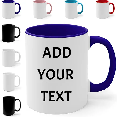 Miniatura 12 de Tazas personalizadas con palabras, tazas personalizadas con texto, taza de café con mensaje, crea tu propia taza, diseña tu propia taza de café