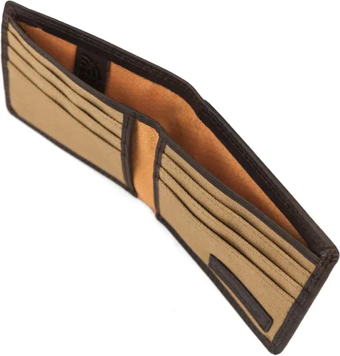 Miniatura 4 de Timberland PRO Billetera plegable RFID de cuero delgado para hombre con ventana trasera de identificación