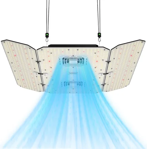 Miniatura 10 de VIVOSUN AeroLight A100SE, luz de cultivo LED de 100W con ventilador de circulación integrado, compatible con la aplicación, se utiliza