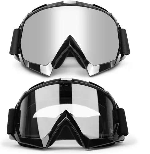 Miniatura 12 de Lentes de motocross y cuatrimoto - Lentes de carreras MX y MTB, lentes de protección para bicicleta, lentes de seguridad para adultos, jóvenes
