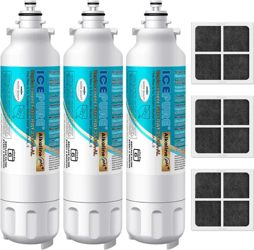 Miniatura 16 de ICEPURE Filtro de agua para refrigerador ADQ73613401 compatible con LG LT800P, LT800PC, ADQ736134, ADQ73613402, ADQ75795104, Kenmore 9490
