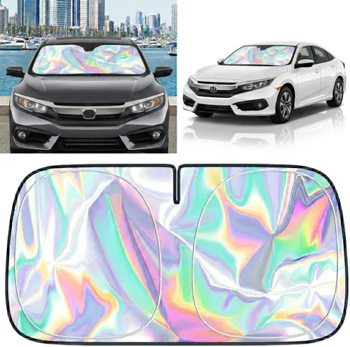 Miniatura 77 de Parasol para parabrisas Honda HR-V 2023-2025 – Cubierta plegable para parabrisas para accesorios HRV Protege el coche de los rayos solares