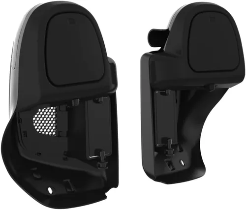 Miniatura 5 de Moto Onfire Guantera de carenados de pierna inferior para Harley Touring 2014+, Vivid Black Lowers calentadores de pies, Negro (Vivid Black)