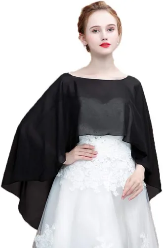 Miniatura 2 de Chales y envolturas de gasa suave para mujer, para bodas formales, veladas, bufandas