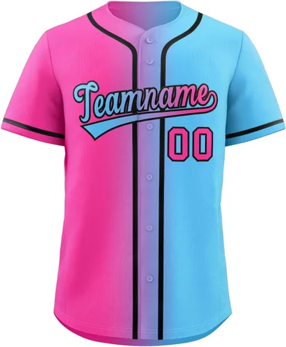Miniatura 19 de KXK - Camiseta de béisbol personalizada cosida, uniforme deportivo para hombres, mujeres y niños