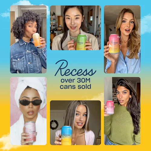 Miniatura 20 de Recess Mood - Bebida calmante con suplemento de magnesio, 12 onzas (Vainilla Naranja, paquete de 12)