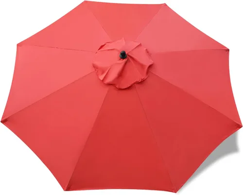 Miniatura 5 de Sombrilla de repuesto Sunnyglade de 9 pies para patio, toldo de mercado para exteriores con 8 varillas