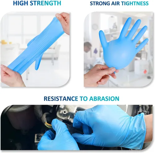 Miniatura 2 de PROMEDIX P Nitrile Disposable Gloves,4mil-100 Count,Gloves Disposable Latex Free,Powder Free for Cooking,Household,Food safe
