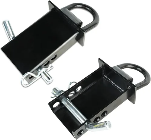 Miniatura 2 de ANLULOAD - Anillo en D ajustable para remolque resistente, límite de carga de 5400 libras y 4 agujeros ajustables, bolsillo de estaca con anilla