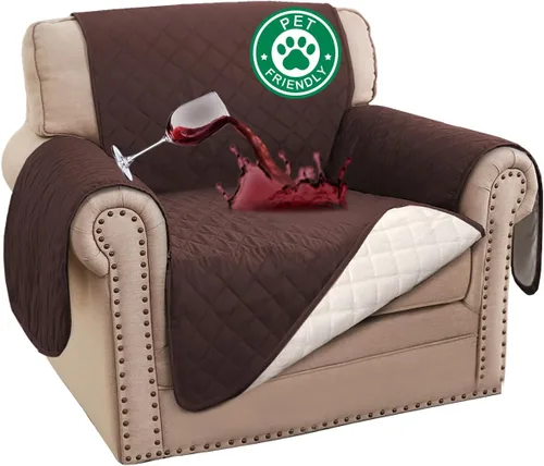 Miniatura 39 de Turquoize Funda 100% Impermeable para Sillón de Ala Fundas para Sillón de Ala con Brazos Protector de Silla Sofá Protector Triple Antideslizante