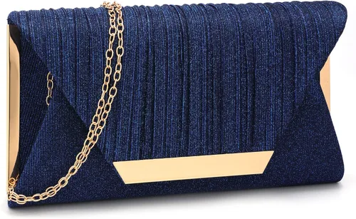 Miniatura 10 de AO ALI VICTORY Bolsos de mano con purpurina para mujer, bolsos de noche, embragues con solapa, sobre bolsos, bolsos grandes para bodas, fiestas