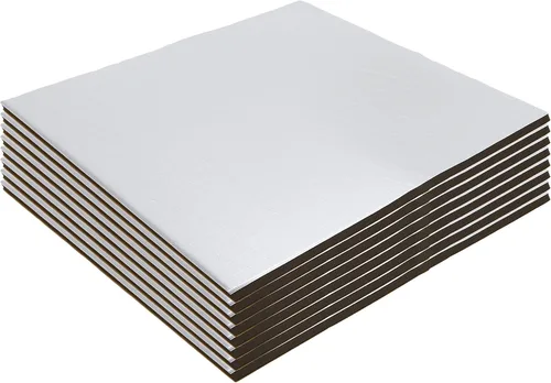 Miniatura 17 de Uxcell 394 mil 10 mm 10,76 pies cuadrados aislante térmico y acústico para auto, tapete de aislamiento para capó y puerta, 40"x40" - Almohadilla