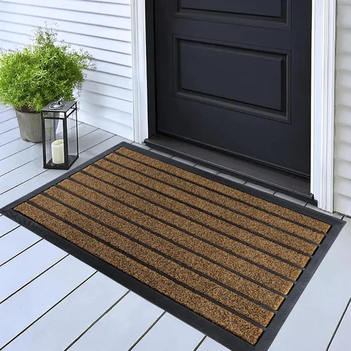 Miniatura 12 de ubdyo Alfombra Extra Duradera para Puerta - Alfombras de Bienvenida para Exterior Antideslizante - Alfombra Antideslizante para Entrada Marrón