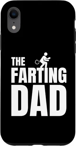The Farting Dad Funny Quotes Jokes Humorous Stickman Fun Case for iPhone XR