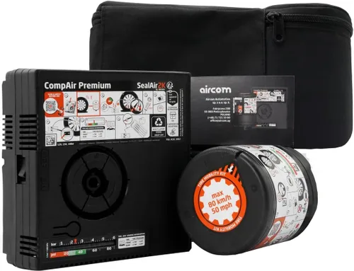 Kit de movilidad para neumáticos de automóvil Sealair2k de Aircom, reparación de pinchazos de neumáticos de emergencia, 5903707591084, reemplazo