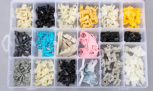 Miniatura 3 de Surtido de 165 clips de varilla de cerradura de puerta para GM Ford Chrysler Toyota Mazda