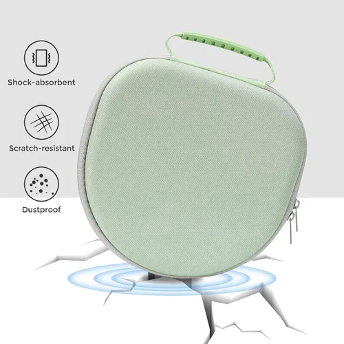 Miniatura 5 de Funda rígida ProCase para AirPods Max, estuche de transporte para auriculares de viaje con cubierta de almohadilla de silicona y bolsillo de malla