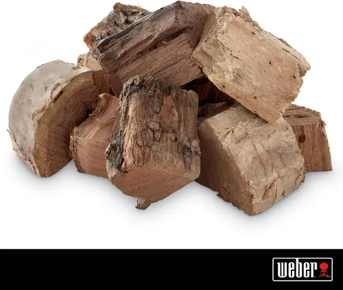 Miniatura 2 de Weber Trozos de madera de mezquite, para asar y ahumar, 4 libras.