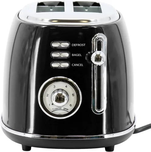 Miniatura 5 de MegaChef Tetera eléctrica de 1.7 litros y tostadora de 2 rebanadas (Negro)
