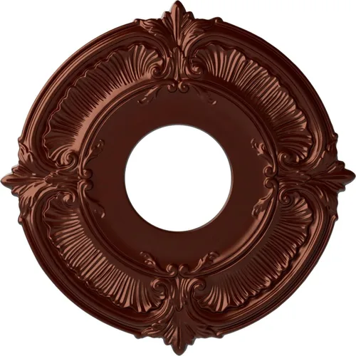 Miniatura 35 de Ekena Millwork CM12ATCGS Medallón de Techo Attica (Se Adapta a Doseles de hasta 3 1/2"), Pátina Verde Cobre Pintada a Mano