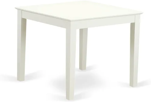 Miniatura 2 de East West Furniture OXNO5-LWH-W - Juego de comedor de 5 piezas, incluye una mesa cuadrada y 4 sillas de comedor de cocina, 36 x 36 pulgadas