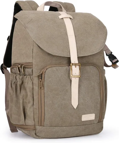 Miniatura 9 de BAGSMART - Mochila para cámara, mochilas de cámara DSLR para fotógrafos, mochila de fotografía impermeable antirrobo con compartimento para portátil