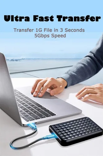 Miniatura 6 de Disco duro externo portátil ultra delgado de 250 GB, 2.5 pulgadas, USB 3.0, almacenamiento HDD para PC, Mac, portátil, PS4, PS5, Xbox one