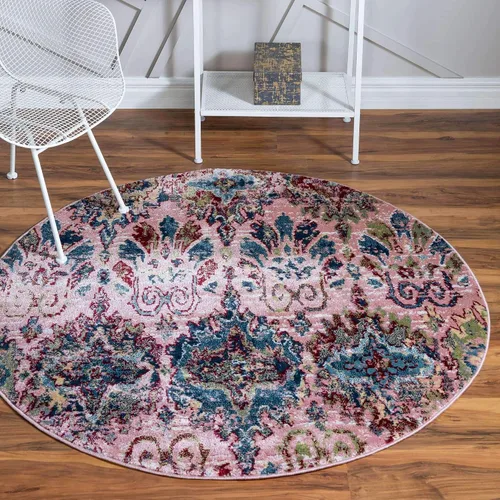 Miniatura 11 de Unique Loom Sumter Collection - Alfombra de área Brewton (2 pies x 6 pies, azul marino/azul)