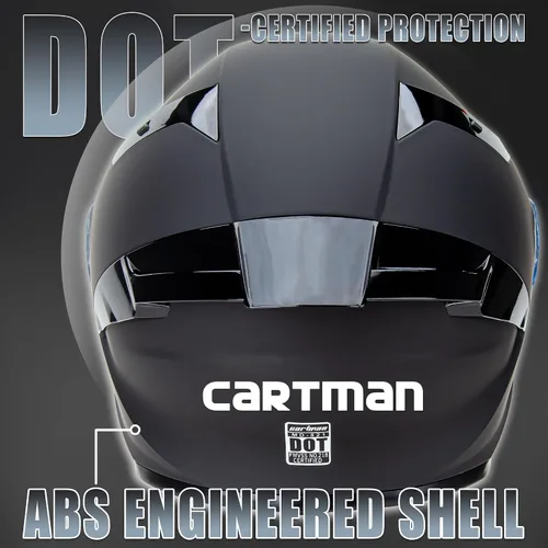 Miniatura 2 de Cartman Full Face Motorcycle Helmet, Comfortable Motocross Off Road Street Bike Helmet Unisex Adult DOT Approved, Lightweight, Aerodynamic, Matte