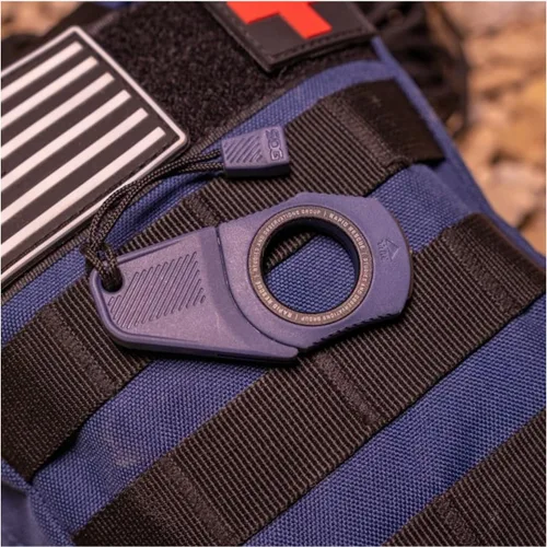 Miniatura 5 de SOG Rapid Rescue Multi-Tool Stainless Steel Seatbelt Cutter, GRN Handle, Aluminum Pull-Ring, Quick to Deploy from The Sheath