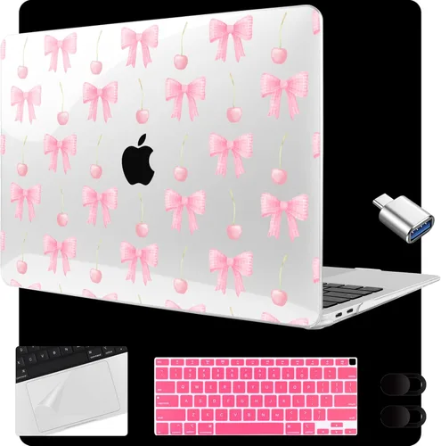 Miniatura 30 de MEEgoodo para MacBook Air de 13.3 pulgadas, funda 2021 2020 2019 2018 A2337 M1 A2179 A1932, carcasa transparente para MacBook Air M1, carcasa dura