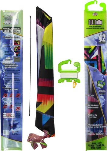 Miniatura 4 de X Kites DLX Delta Nylon Kite, 42 Inch Wide Delta Kites
