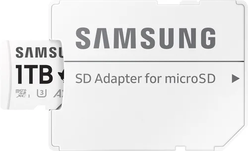 Miniatura 7 de Samsung Tarjeta de memoria microSD PRO Plus + adaptador, microSDXC de 128 GB, hasta 180 MB/s, Full HD y 4K UHD, UHS I, C10, U3, V30, A2