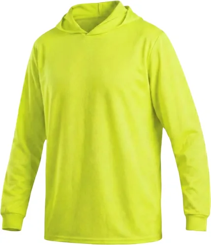 HYCOPROT Hi Vis - Camisas de seguridad con capucha de alta visibilidad, manga larga, camisetas de trabajo de construcción, camisetas con capucha