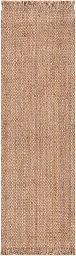 Miniatura 3 de Alfombra de área de yute natural tejido a mano Safavieh NF467A, de la colección de fibra natural (5 ft x 8 ft), Yute, Natural