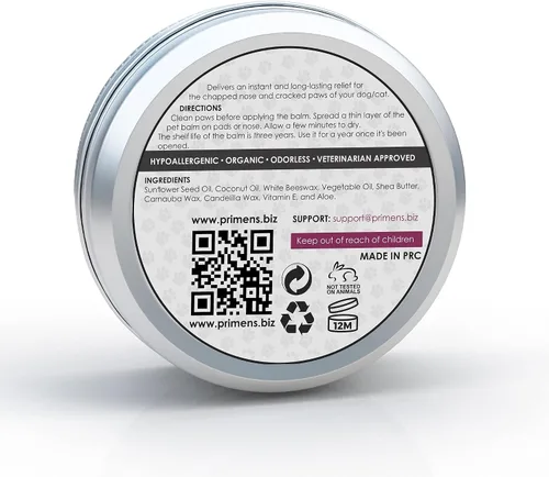 Miniatura 8 de Bálsamo natural para patas de perro, protección de patas para pavimento caliente, cera de patas de perro para patas secas y nariz, humectante