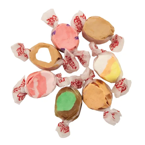 Miniatura 10 de Taffy Town Caramelo gourmet de agua salada, 5 libras, envuelto individualmente, a la antigua, suave, masticable y cremoso, a granel para recuerdos