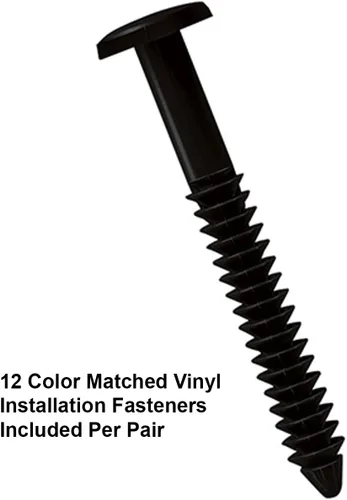 Miniatura 3 de Persianas estándar exteriores de vinilo para ventanas Negro