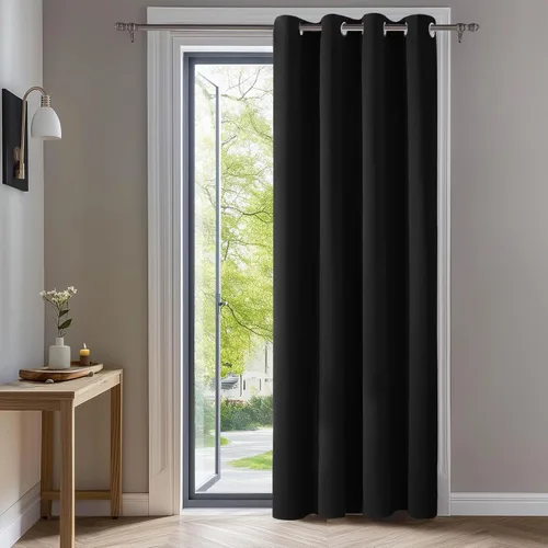 Miniatura 125 de Deconovo Cortina opaca, para oscurecer la habitación Gris claro