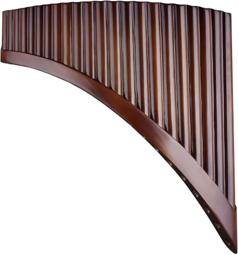 Miniatura 10 de 22 tubos C Key Pan Flauta china tradicional Instrumento Musical Pan Tubos fáciles de aprender (flauta de pan)
