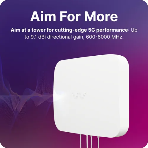 Miniatura 4 de Kit de Antena Panel de Aumento de Señal QuadPro 4x4 MIMO de Waveform Antena Externa para Enrutadores y Puertas de Enlace 4G/5G para Internet