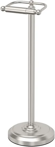 Miniatura 9 de Gatco 1436MX, soporte de papel higiénico independiente, 22 pulgadas de alto, negro mate/base ponderada de pie para papel higiénico
