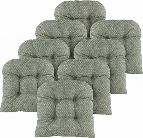Miniatura 87 de Klear Vu Gripper Overstuffed - Cojines universales antideslizantes para silla de comedor para decoración de cocina o uso de oficina, almohadilla